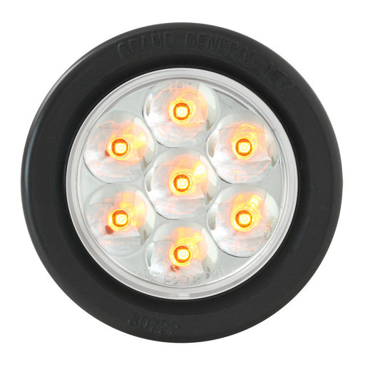 76551 Pearl Series 2" LED Light, Amber/Clear Dark Slate Gray