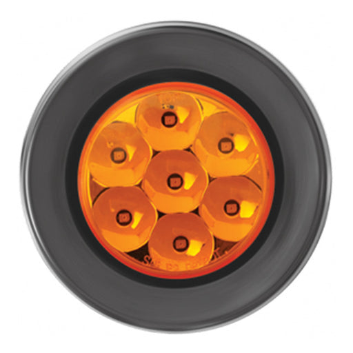 76590 Pearl Series 2-1/2" LED Light, Amber Dark Slate Gray