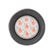 76593 Pearl Series 2-1/2" LED Light, Red/Clear Light Gray