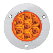 76600 Pearl Series 2-1/2" LED Light, Amber Light Gray