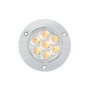 76601 Pearl Series 2-1/2" LED Light, Amber/Clear Light Gray