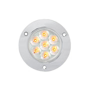 76611 Pearl Series 2-1/2" LED Light, Amber/Clear Light Gray