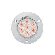 76613 Pearl Series 2-1/2" LED Light, Red/Clear Light Gray