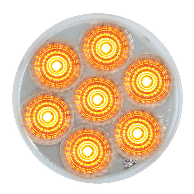 76621BP Spyder Series 2" LED Light, Amber/Clear Tan