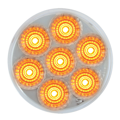 76621BP Spyder Series 2" LED Light, Amber/Clear Tan