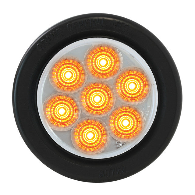 76631 Spyder Series 2" LED Light, Amber/Clear Dark Slate Gray