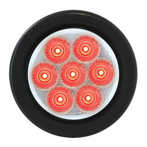 76633 Spyder Series 2" LED Light, Red/Clear Light Coral