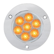 76641 Spyder Series 2" LED Light, Amber/Clear Light Gray