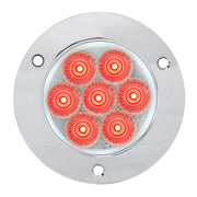 76643 Spyder Series 2" LED Light, Red/Clear Light Gray