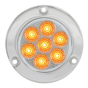 76651 Spyder Series 2" LED Light, Amber/Clear Gray