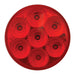 Firebrick 76667 2.5" LOW PROFILE SPYDER RED/ RED 7 LED DUAL/3WIRES LIGHT 2.5" led light