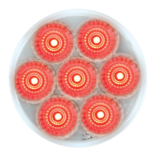 76623BP Spyder Series 2" LED Light, Red/Clear Light Coral