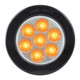 76671 Spyder Series 2-1/2" LED Light, Amber Dark Slate Gray