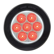 76673 Spyder Series 2-1/2" LED Light, Red/Clear Salmon