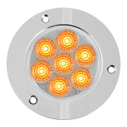 76681 Spyder Series 2-1/2" LED Light, Amber Light Gray