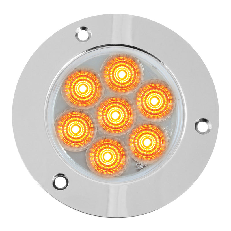 76681 Spyder Series 2-1/2" LED Light, Amber Light Gray