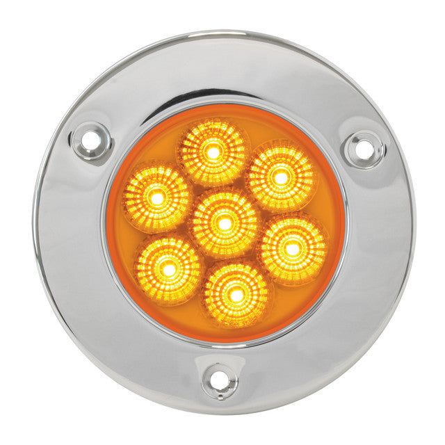 76690 Spyder Series 2-1/2" LED Light, Amber Goldenrod
