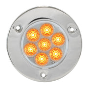 76691 Spyder Series 2-1/2" LED Light, Amber/Clear Gray