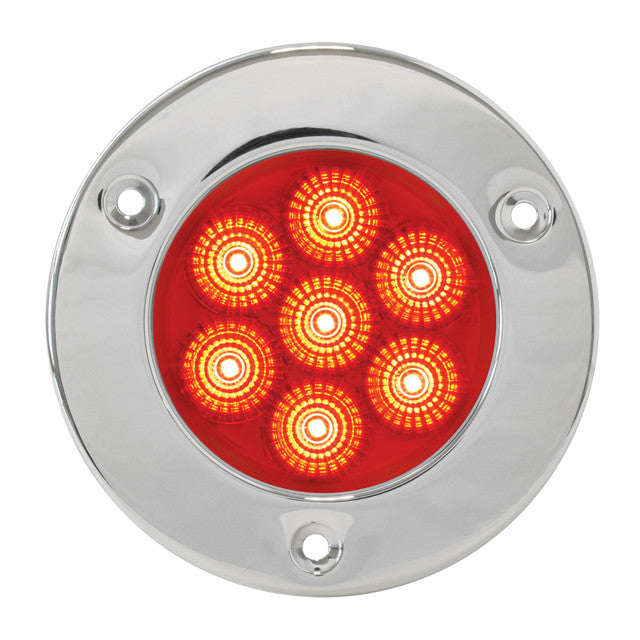 76692 Spyder Series 2-1/2" LED Light, Red Gray