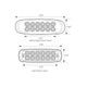 76703 Spyder Series Ultra Thin LED Light, Red/Clear Lavender