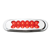 76702 Spyder Series Ultra Thin LED Light, Red Firebrick