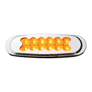 76705 Spyder Series Ultra Thin LED Light, Amber Black