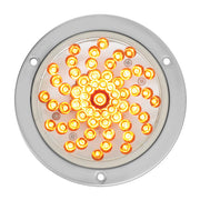 76711 High Count Series 4" Twister LED Light, Amber/Clear Light Gray
