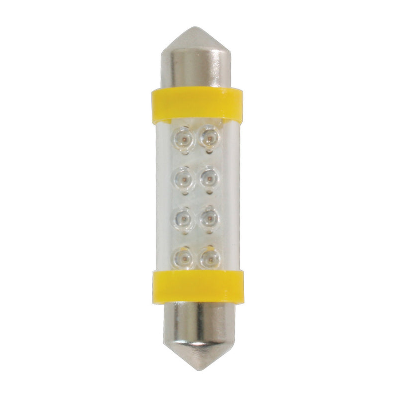 76750 (closeout) 211-2 Dome Type 41mm 8 LED Light Bulb Dark Gray