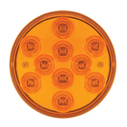 76840 Mega 10 Plus Series 4" LED Light, Amber 4" ROUND Chocolate