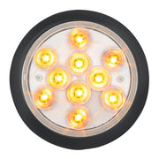 76845 Mega 10 Plus Series 4" LED Light, Amber/Clear Wheat