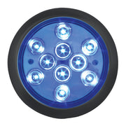 76849 Mega 10 Plus Series 4" LED Light, Blue Steel Blue