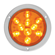 76850 Mega 10 Plus Series 4" LED Light, Amber Chocolate