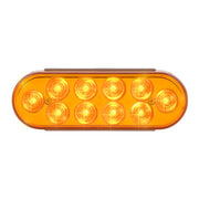 76860 Mega 10 Plus Series Oval LED Light, Amber Goldenrod