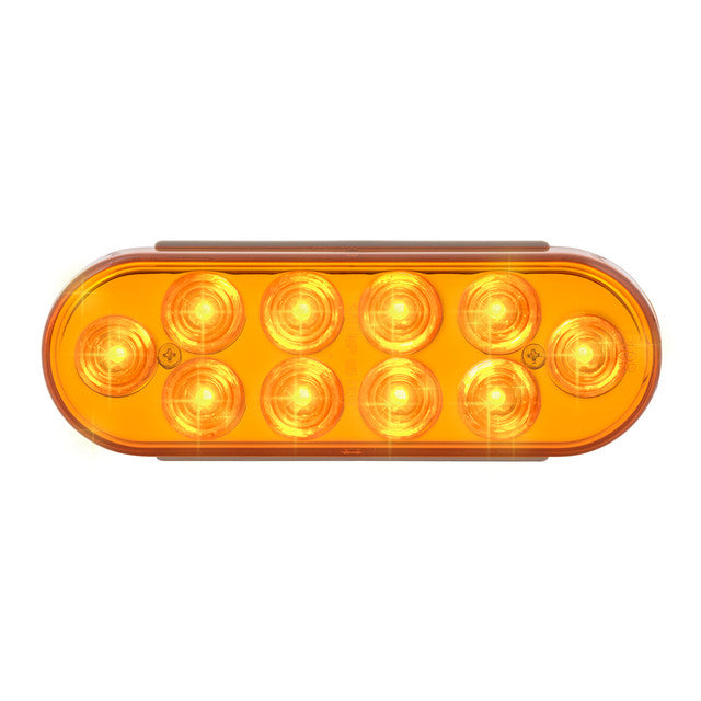 LITE LED BLANCO MEGA 10 PLUS OVALADO CON BRIDA NEGRA Y 2 CABLES