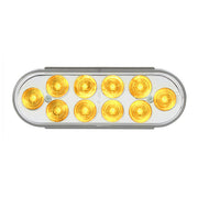 76861 Mega 10 Plus Series Oval LED Light Light Gray