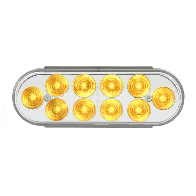 76861 Mega 10 Plus Series Oval LED Light Light Gray