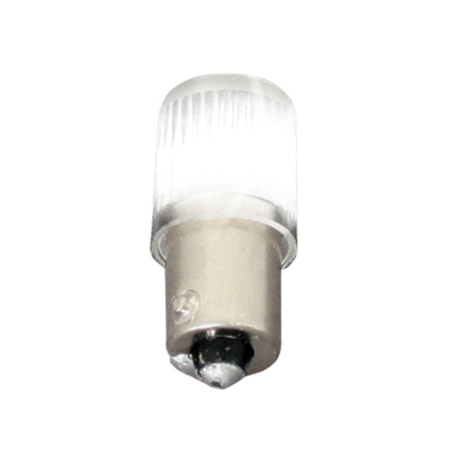 76895 (closeout) WHITE LED LIGHT BULB FOR MINIATURE BAYONET BASE BULB Light Gray