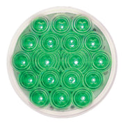 76899 Fleet Series 4" LED Light, Green/Clear Sea Green