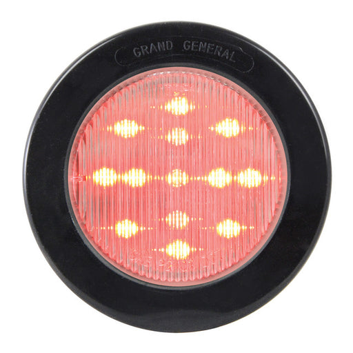 76902 Fleet Series 2-1/2" LED Light, Red/Clear Dark Slate Gray