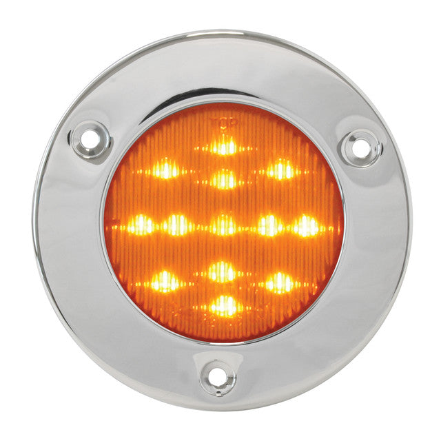 76906 Fleet Series 2-1/2" LED Light, Amber Chocolate