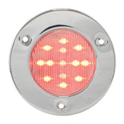 76910 Fleet Series 2-1/2" LED Light, Red/Clear Gray