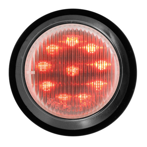 76922 Fleet Series 2" LED Light, Red/Clear Tomato