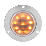 76923 Fleet Series 2" LED Light, Amber/Clear Gray