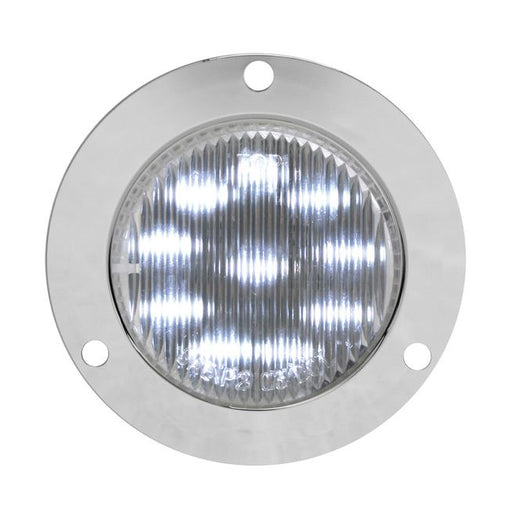 76924 Fleet Series 2" LED Light, White/Clear Gray