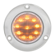 76927 Fleet Series 2" LED Light, Amber/Clear Light Gray