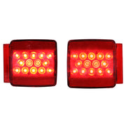 76940 Fleet Series Universal Stud-Mount Under 80" Trailer LED Light, Red Firebrick