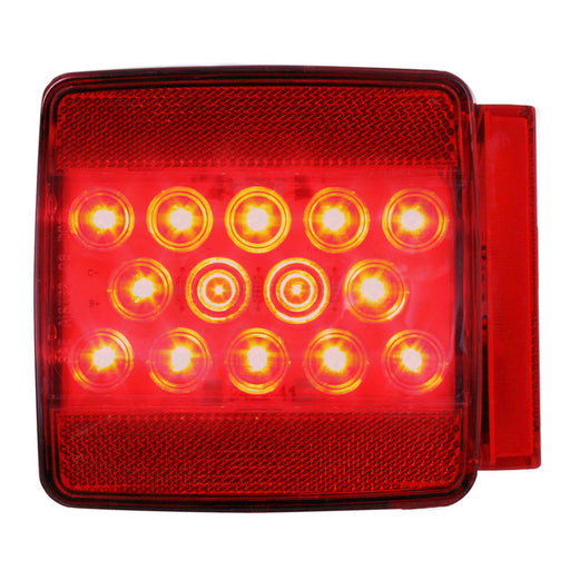 76942 Fleet Series Universal Stud-Mount Under 80" Trailer LED Light, Red Firebrick