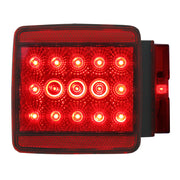76947 Spyder Series Universal Stud-Mount Over 80" Trailer LED Light, Red Firebrick