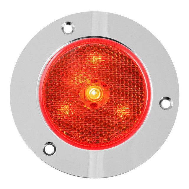 76962 2-1/2" LED Light with Reflector Light Gray