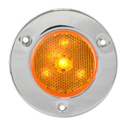 76965 2-1/2" LED Light with Reflector, Ambr Gray